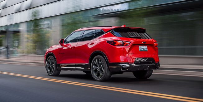 Chevrolet Blazer 2021, SUV mediana integra el spoiler trasero y nuevos rines con el RPO Q9X