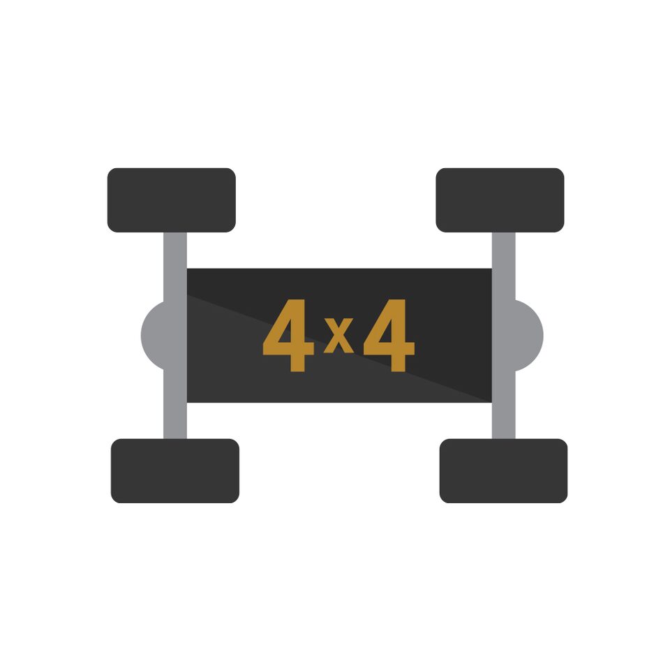 Ícono de tracción 4x4