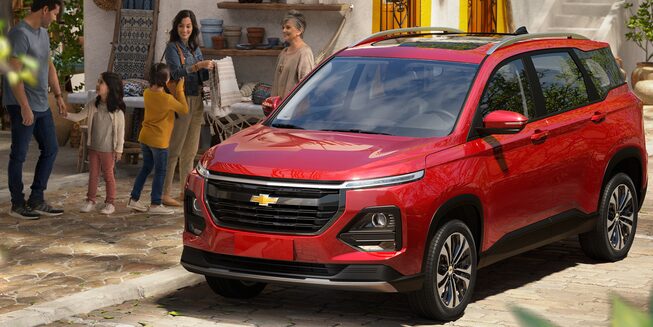 Chevrolet Captiva 2022 integra las luces diurnas LED para estar seguro en todo momento