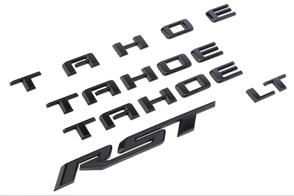 Emblema versiones de Tahoe 2021 es un accesorio exterior