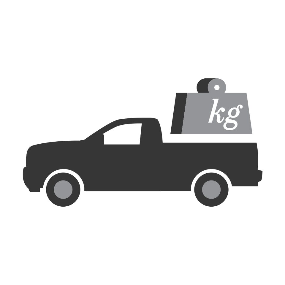 Ícono para capacidad de carga de hasta 1,966 kg