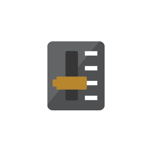 Ícono de transmisión automática de 6 velocidades